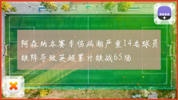 阿森纳本赛季伤病潮严重14名球员缺阵导致英超累计缺战65场
